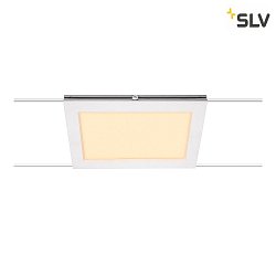 LED Wire luminaire PLYTTA rectangular for TENSEO low-voltage wire system, 9W, 2700K, 580lm, white