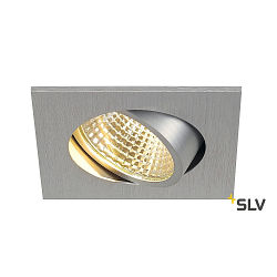 Plafondinbouwarmatuur NEW TRIA 68 I CS LED hoekig, zilver