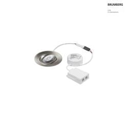 recessed luminaire ABACO ROUND swivelling, DALI controllable, Dim-To-Warm IP44