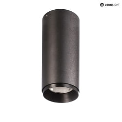 ceiling luminaire LUCEA DTW down, Dim-To-Warm IP20, deep black dimmable