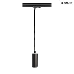 1-phase pendant luminaire LUCEA DTW Dim-To-Warm IP20, deep black dimmable