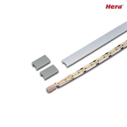 Lichtstrip LED 2-LINK FLOOD medium IP20, aluminium, opaal dimbaar 10,4W 565lm 3000K CRI 90-100 60cm
