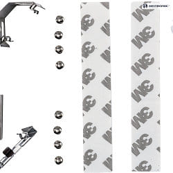 Heitronic LED Cabinet luminaire MECANO, warm white, 60cm, 9W