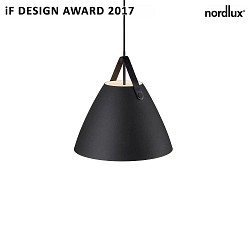 design for the people by Nordlux Pendant luminaire STRAP 36, 36cm, E27, IP20, metal, black